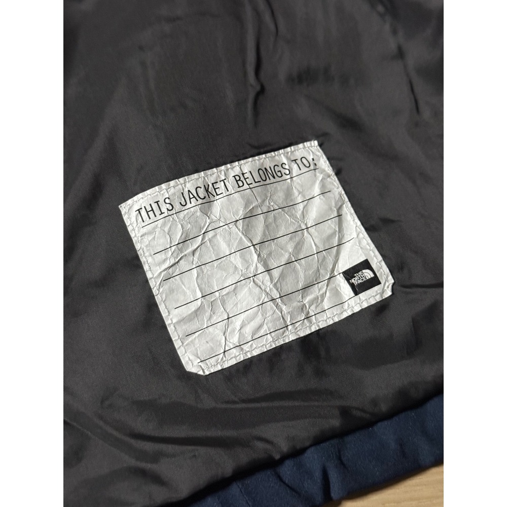 The North Face HyVent Jacket Boys XL 18/20 Blue Grey Hooded Fleece Lined TB5M - Picture 14 of 14